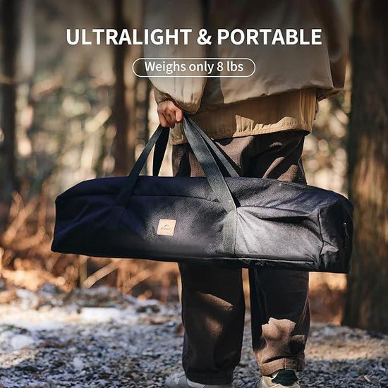 All-in-One Camping Table with Built-in Stove – Lightweight Aluminum, Foldable for Easy Adventures